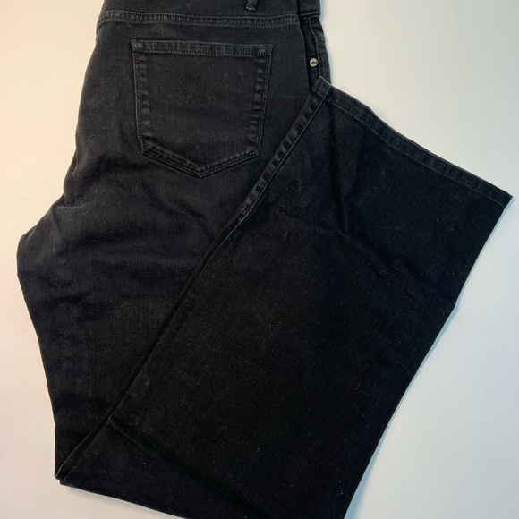 Talbots Boot Cut Black Denim Jeans - Picture 4 of 9